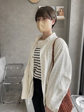 ムード カナザワ(mood kanazawa) 透明感◎ピンクベージュマッシュショート