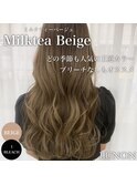 どの季節も人気のカラー♪ミルクティーベージュ/マロン/波巻き
