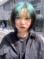 リッチ(RITZY) 黒髪にワンポイント