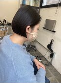 切りっぱなしボブ