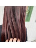 レッドブラウンカラー♪