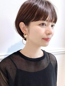 ディッセンバー 神宮前(December) 前髪パーママッシュショートボブ黒髪渋谷原宿神宮前