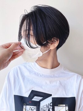 モリオフロムロンドン 松戸店(Morio from London) 【松戸　morio】大人可愛い黒髪ハンサムショート前下がり