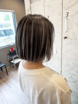 プログレス 長町南店(PROGRESS) ミディアムボブ×バレイヤージュ/20代/30代/40代