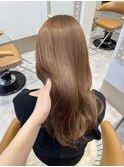 ブリーチなしラテベージュ