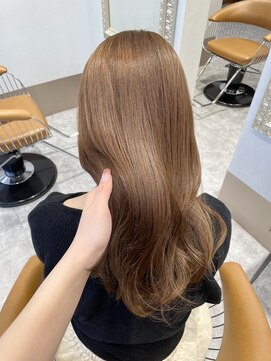 エムサロン 前橋川原(emusalon) ブリーチなしラテベージュ