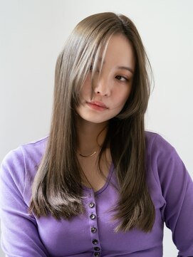 ビュートリアム ギンザ(BEAUTRIUM) 上品レイヤー＊顔周りレイヤー＊顔周り＊オリーブベージュ