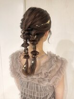 アモレット 天文館店(amoretto)&nbsp;【amoretto_ yu-ka.】ツイン編みおろしアレンジ