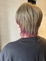 ココカラヘアー ニコ(cococara hair nico)&nbsp;デザインカラー/ハイトーン/ピンクインナー