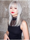 ロングマッシュウルフ×ホワイト