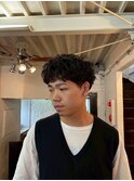 サーフカール/スパイキーショート/ブルーブラック/心斎橋
