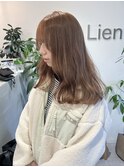 ブリーチダブルカラー/ミルクティーベージュグレージュ/髪質改善
