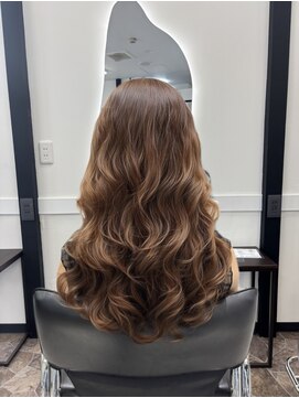 ロア 熊本(LOA) コテ巻き風パーマ 32ミリ風