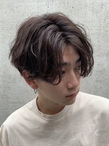 フィフスパーク(fifth PARK)&nbsp;渋谷ニュアンスパーマルーズパーマ毛流れヘアメンズビジネスヘア
