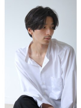 ベル 銀座5丁目店(Belle) men'shair/メンズショート/センターパート/ビジネスマンヘア