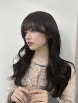 ロンドガーネット 池袋(Lond garnet)&nbsp;オリーブグレー/レイヤーカット/黒髪/マロンベージュ/池袋