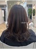 バタフライレイヤーカットハッシュカット髪質改善20代～50代