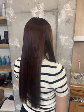 アリアツイン バイ エクラート 池袋西口店(ARiA TWiN by ECLART) ボルドーカラー 髪質改善