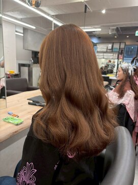 ベレーザ 渋谷(BELEZA) 18012ダークブラウンスモーキーカラー韓国巻きワンホンレイヤー