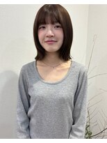 エフ ヘアーアンドリラクゼーション(F. hair & relaxation)&nbsp;やわらかレイヤーボブ×透明感ブラウン