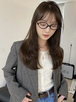 ノイ 銀座(noi)&nbsp;顔周りレイヤーカットべージュカラーくびれレイヤーカット