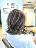 30代40代50代60代白髪ぼかしハイライトレイヤー白髪染め