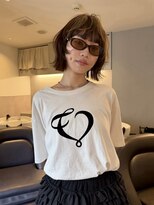 ニコフクオカヘアーメイク(NIKO Fukuoka Hair Make)&nbsp;《NIKO》ポイントブリーチデザインカラー☆レイヤーボブ福岡天神