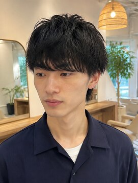 ノエルヘアー(Noel hair) Men's/ショート/マッシュ/黒髪