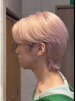 ヘアーリゾートレガロ 八尾店(Hair Resort regalo)&nbsp;近鉄八尾／ペールピンクのセンターパート