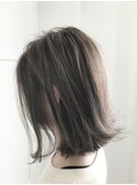 【Lead Hair】アッシュグレーボブ