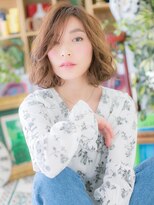 カバーヘア ブリス 戸田公園西口店(COVER HAIR bliss)&nbsp;*bliss戸田公園* リラクシー＆アシンメトリー外国人風ウェーブa