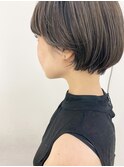 グレージュデザインカラーボブ