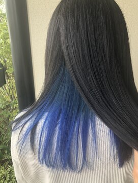 ジェリカ(Jlica) インナーカラー チラ見せオーシャンブルー