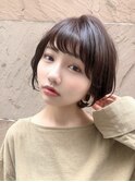 モテ髪ショートボブ×アッシュブラウン【杉野ちひろ】