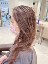 アッシュ 高円寺店(Ash)&nbsp;馴染むピンクベージュのハイライトカラー★★