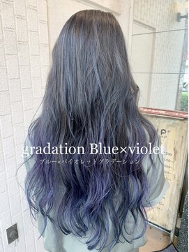 ミルプデザイン(MilP design) 嶋村夏実★ブルーバイオレットグラデーション