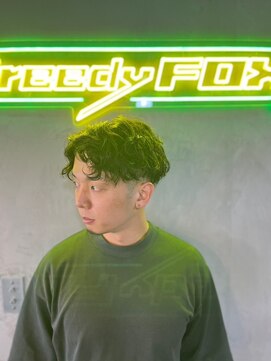グリーディーフォックス 代々木(Greedy FOX) アップバング/ツーブロックマッシュ/束感/波巻き[シェービング]