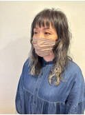 柔らかゆるふわパーマスタイル