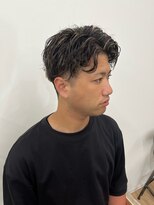 ピープスアンドスー 表参道 渋谷(Peeps&Suu.) メンズカット ハイライト パーマ ツーブロック