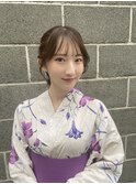 ツイン　ツインアレンジ　ひつじヘア　ラメ