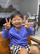 ネイロ 錦糸町(NeiRo)&nbsp;男の子カットツーブロックショート刈り上げアップバング学割