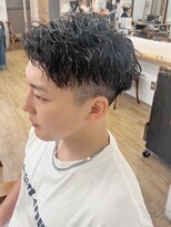 ネオリーブ クーロ メゾン 横浜(Neolive curro Maison)&nbsp;波巻きスパイラル×ツイストパーマ[メンズ]　ニュアンスパーマ