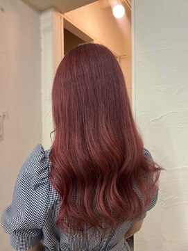 アジールヘア 北千住駅西口店(agir hair) チェリーカラー　暖色カラー