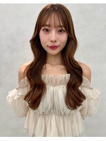 エジョン 八幡山店(Aejon)&nbsp;イメチェン/似合わせカット/フルバング/レッドブラウン/八幡山