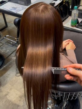 アンフィニー 仙台(ANFINI) 髪質改善縮毛矯正レイヤー似合わせカットフェミニンロング