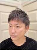 ツーブロックショートスタイル
