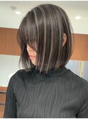 ハイライトバレイヤージュダブルカラーケアブリーチ20代30代