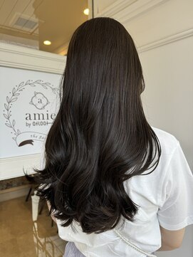 エイミーバイアフロートザガーデン 浦和店(amie by afloat the garden) オリーブブラウンで艶髪