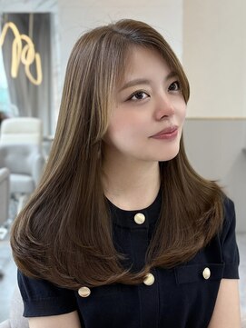 シーテメゾン(Ciete Maison) 【Haruna】レイヤーカット×オリーブベージュ(名古屋/栄/韓国)