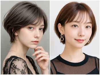 MEGURO  相模大野/白髪ぼかし/ハイライト/白髪染め/ショートボブ/レイヤー/メンズ